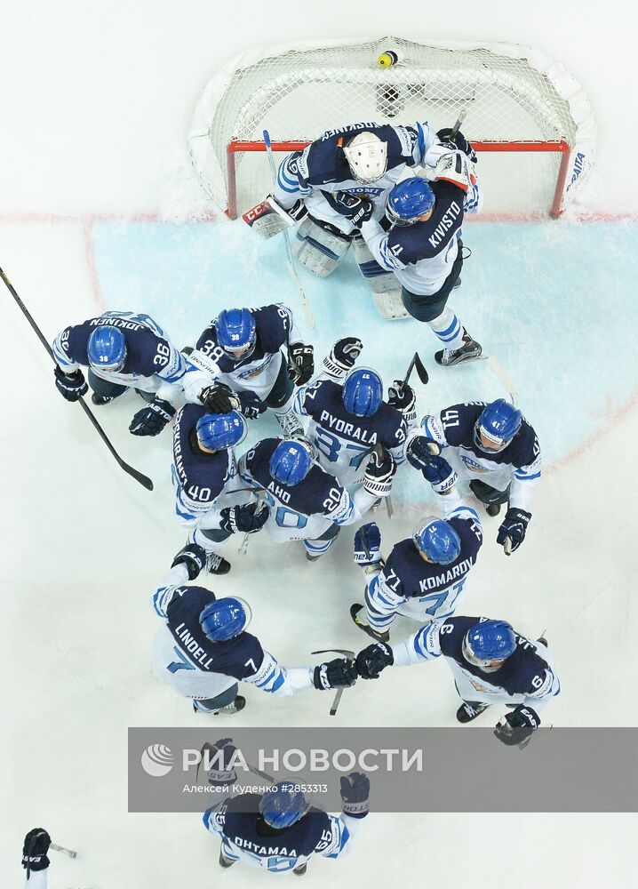 Хоккей. Чемпионат мира. Матч Финляндия - Россия