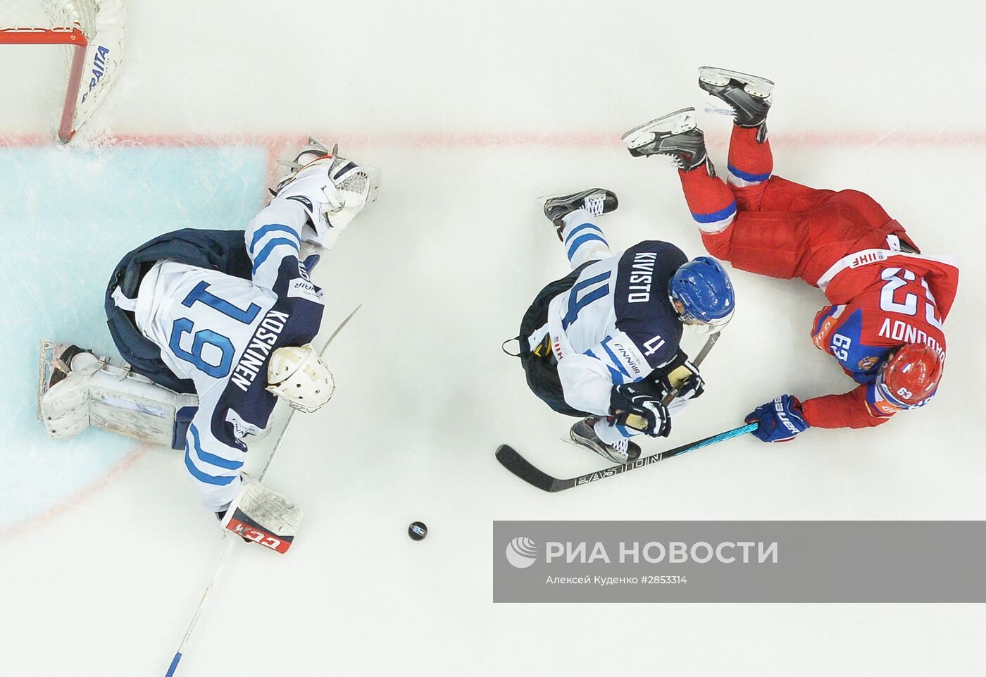 Хоккей. Чемпионат мира. Матч Финляндия - Россия