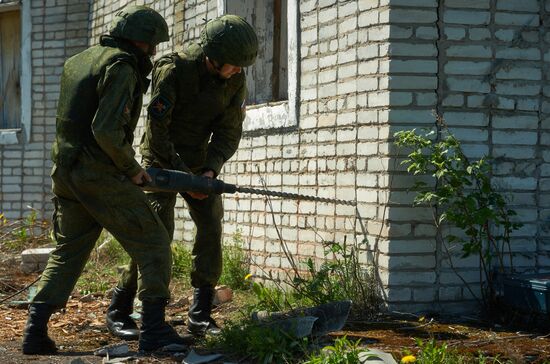 Учения инженерно-саперных групп Западного военного округа