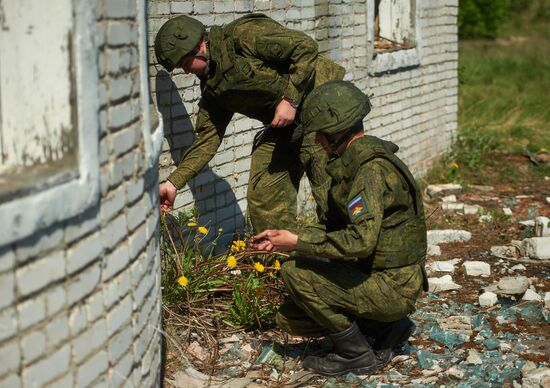Учения инженерно-саперных групп Западного военного округа