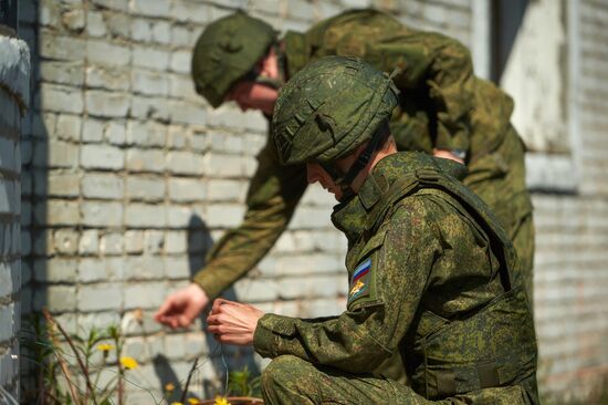 Учения инженерно-саперных групп Западного военного округа