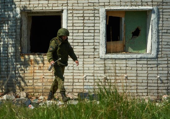 Учения инженерно-саперных групп Западного военного округа