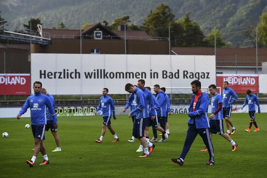 Футбол. Учебно-тренировочный сбор национальной команды