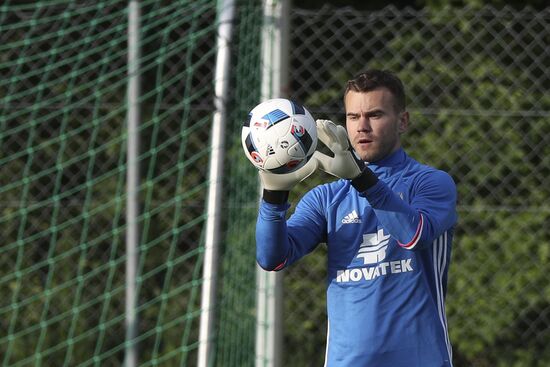 Футбол. Учебно-тренировочный сбор национальной команды