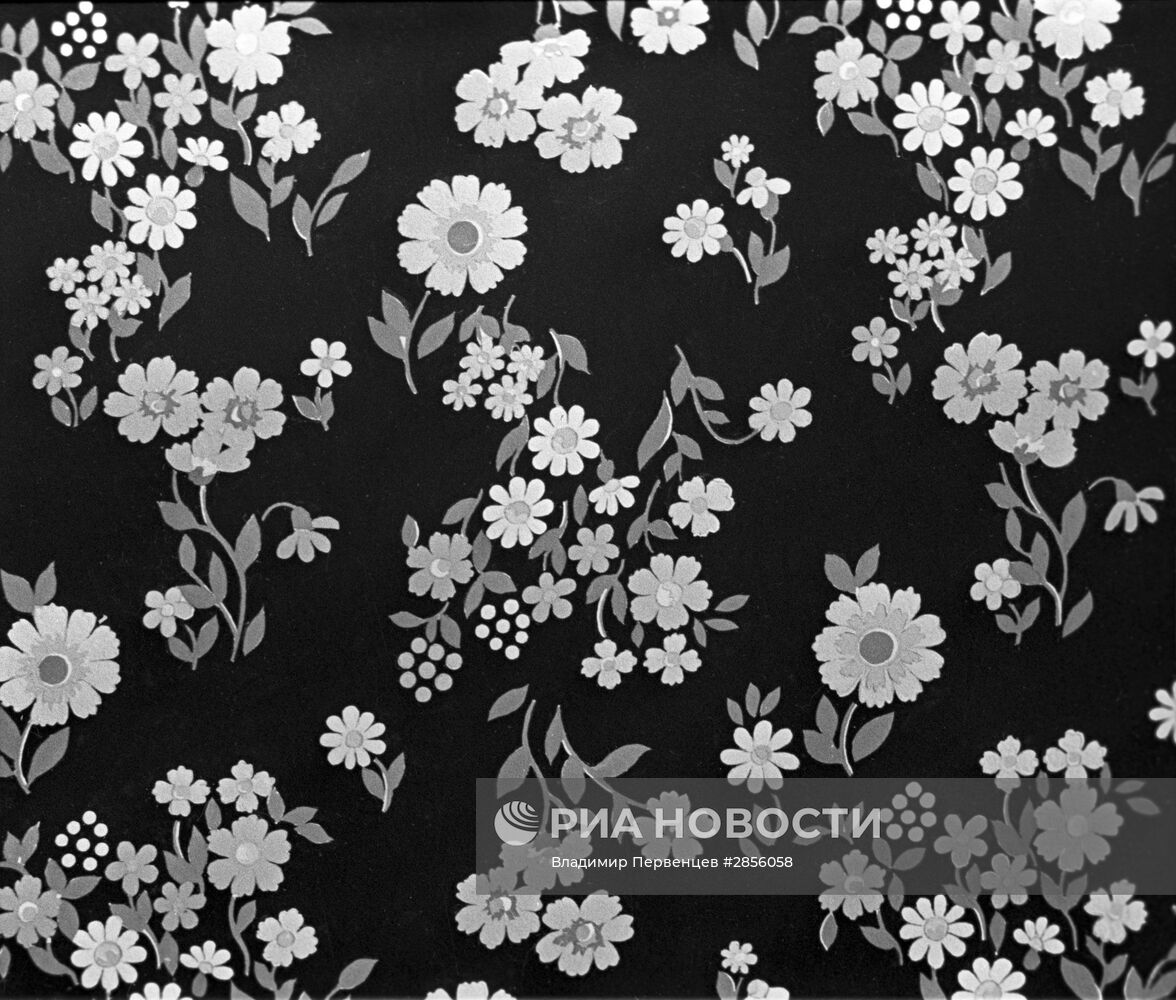 Эскиз рисунка ткани