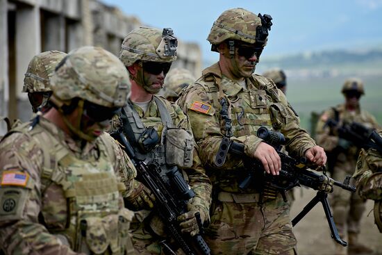 Совместные военные учения вооруженных сил Грузии и США "Достойный партнёр"