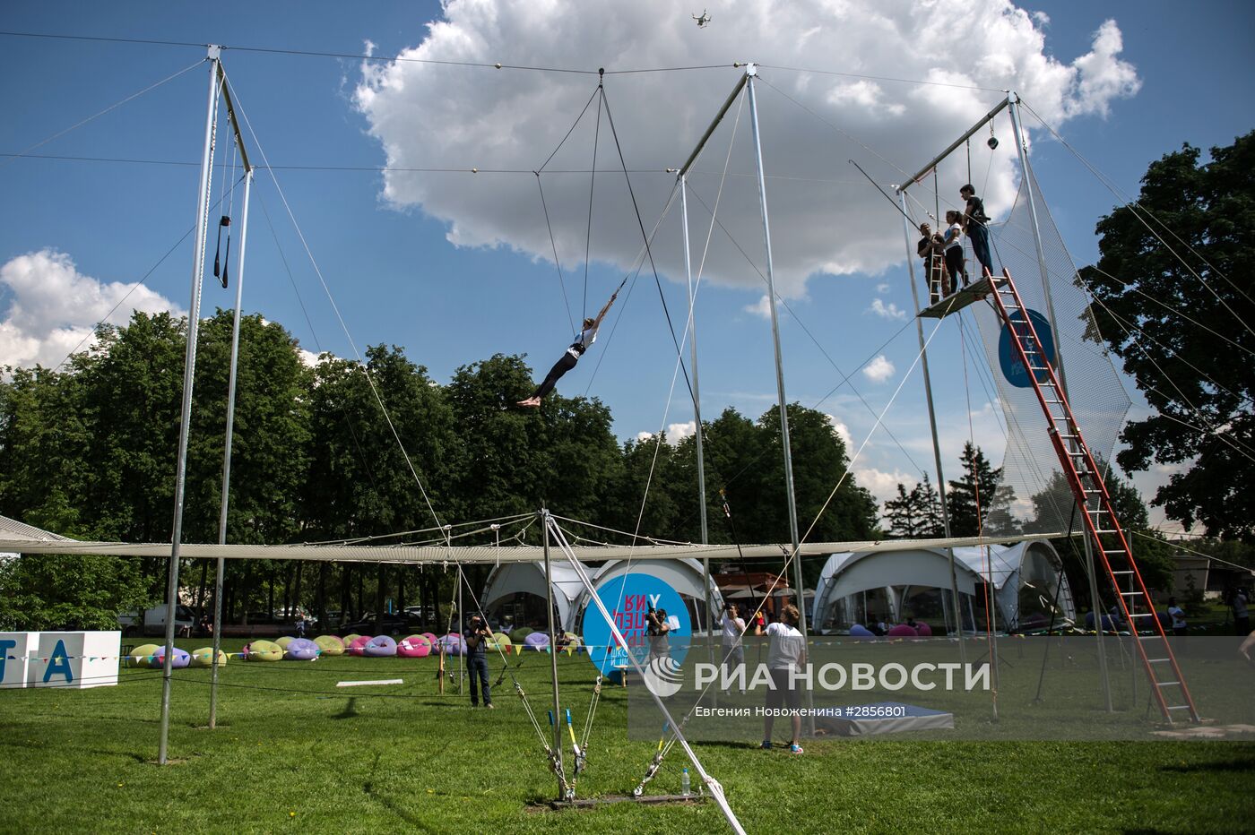 Открытие первой в России трапеции для воздушного полета