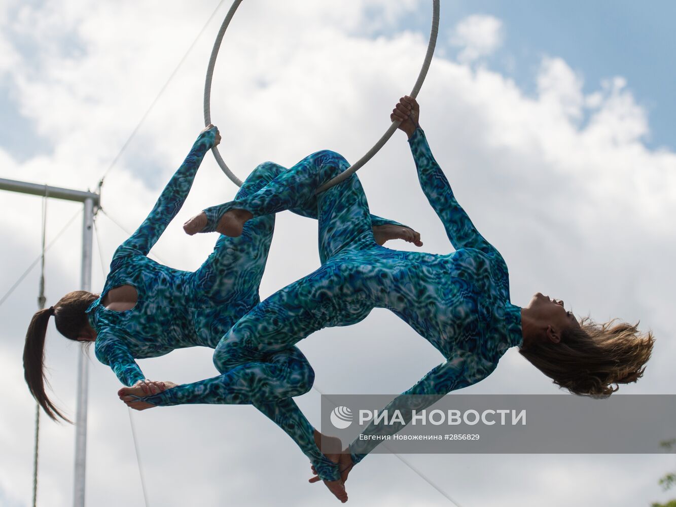 Открытие первой в России трапеции для воздушного полета