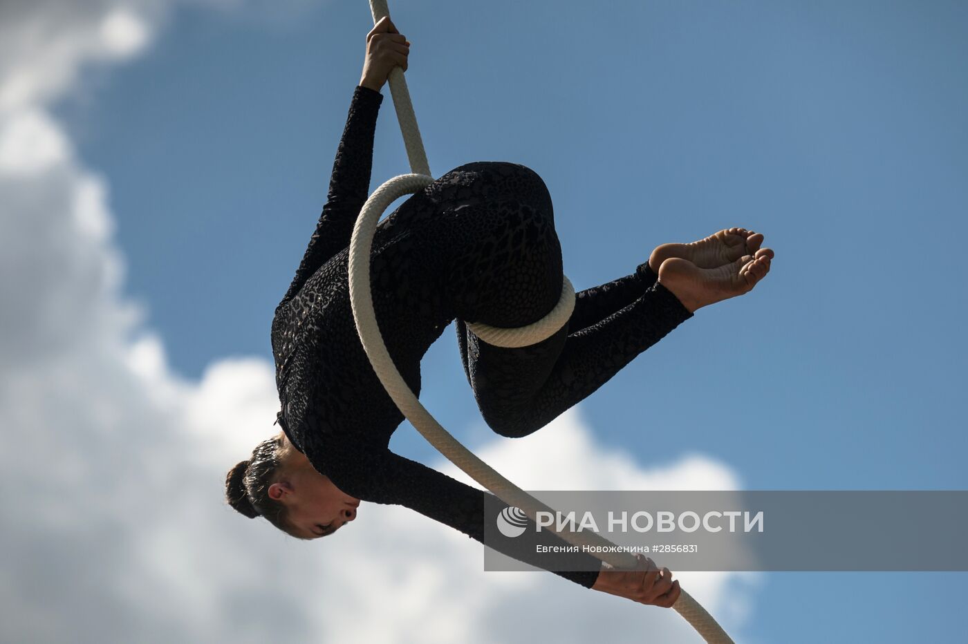 Открытие первой в России трапеции для воздушного полета