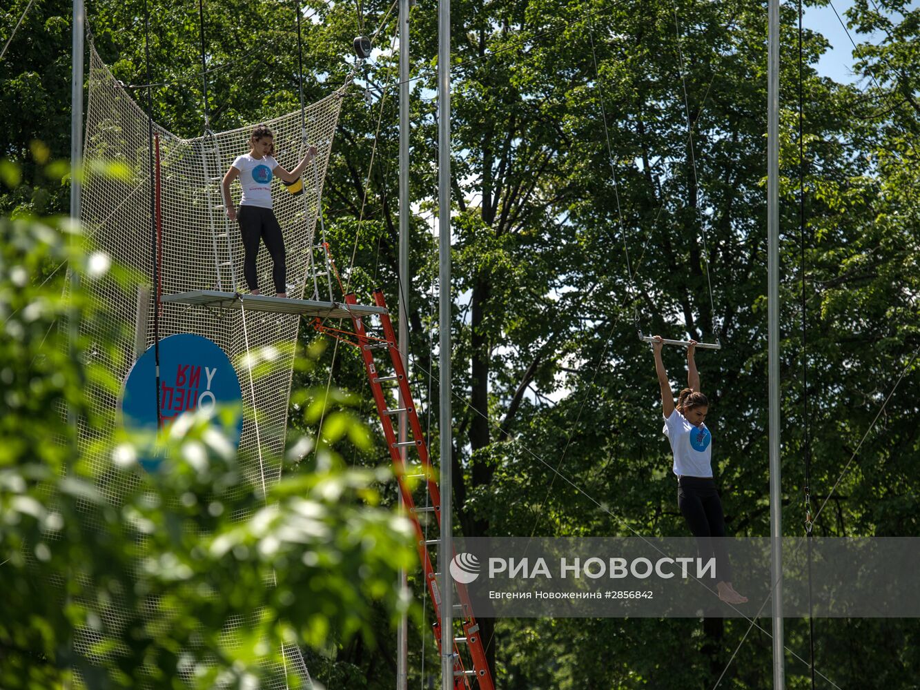 Открытие первой в России трапеции для воздушного полета