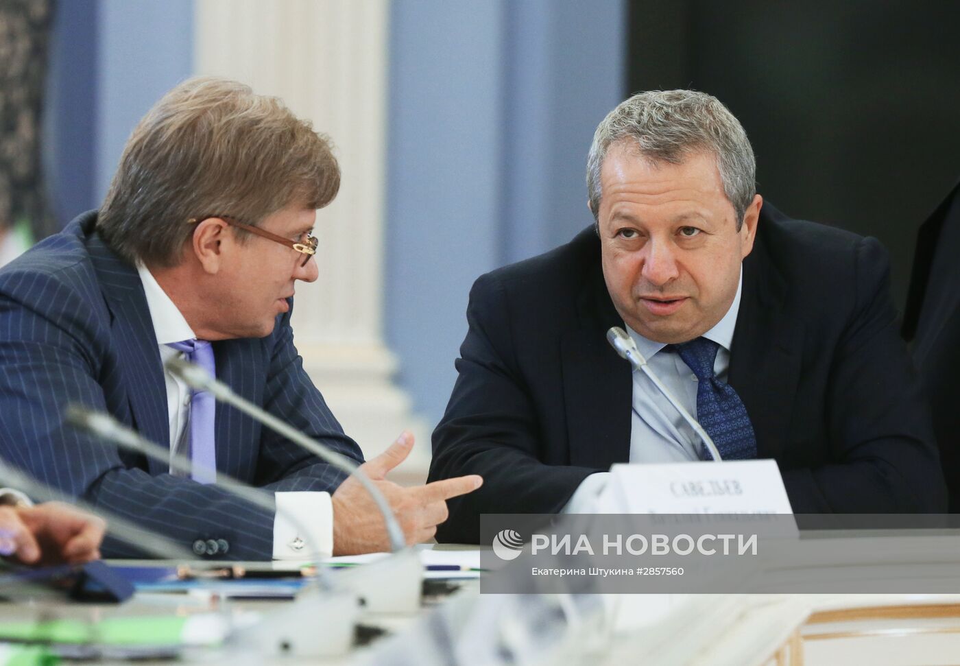 Премьер-министр РФ Д. Медведев встретился с членами РСПП