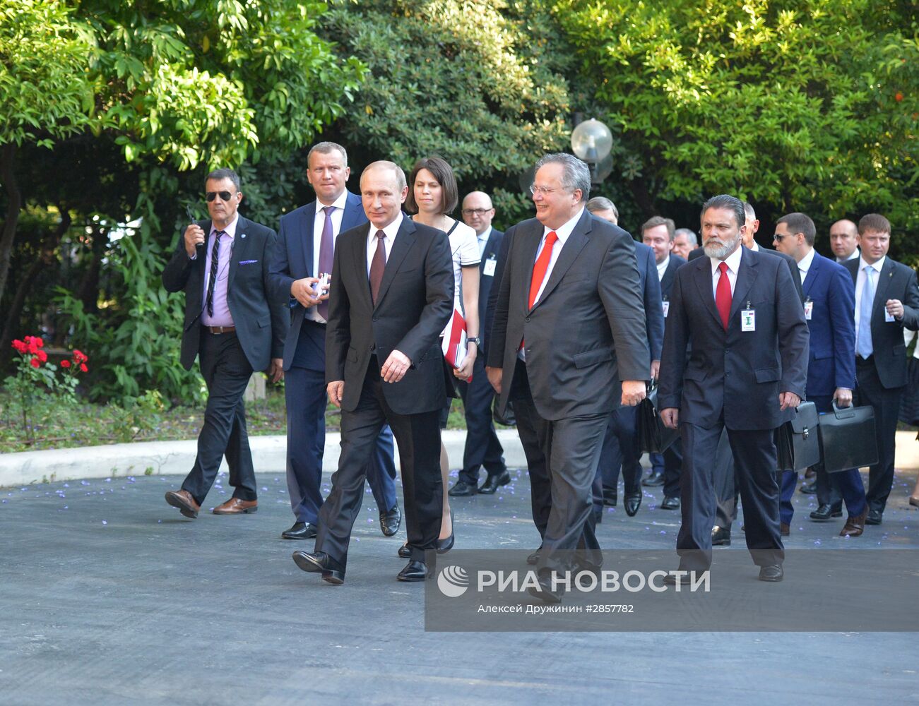 Визит президента РФ В. Путина в Грецию