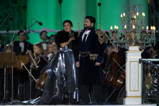 Гала-концерт "Классика на Дворцовой" в Санкт-Петербурге
