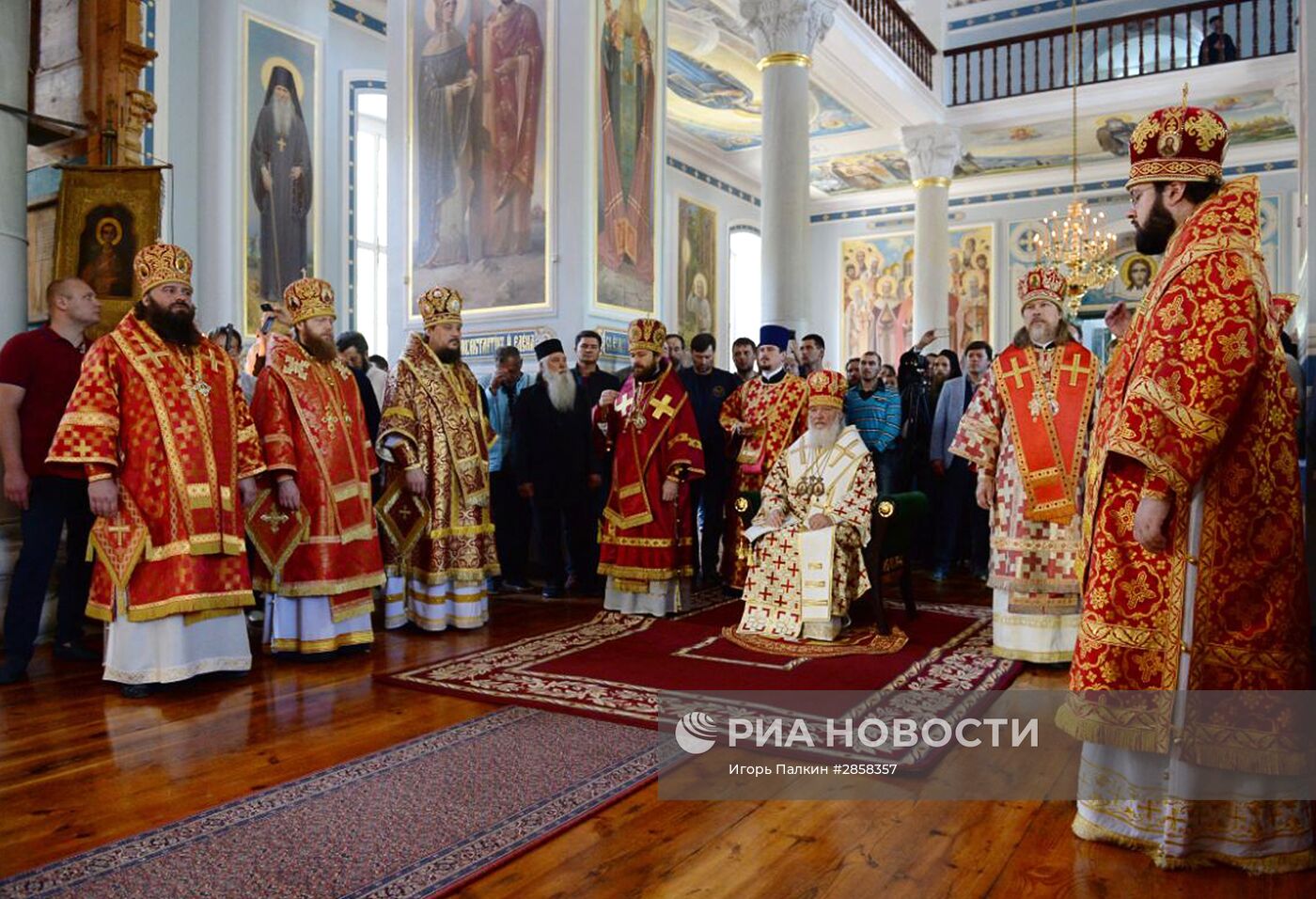 Патриарх Кирилл посетил Святую гору Афон