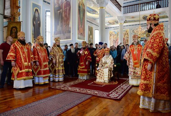 Патриарх Кирилл посетил Святую гору Афон