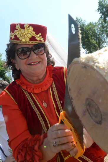 Праздник "Сабантуй" в городах России