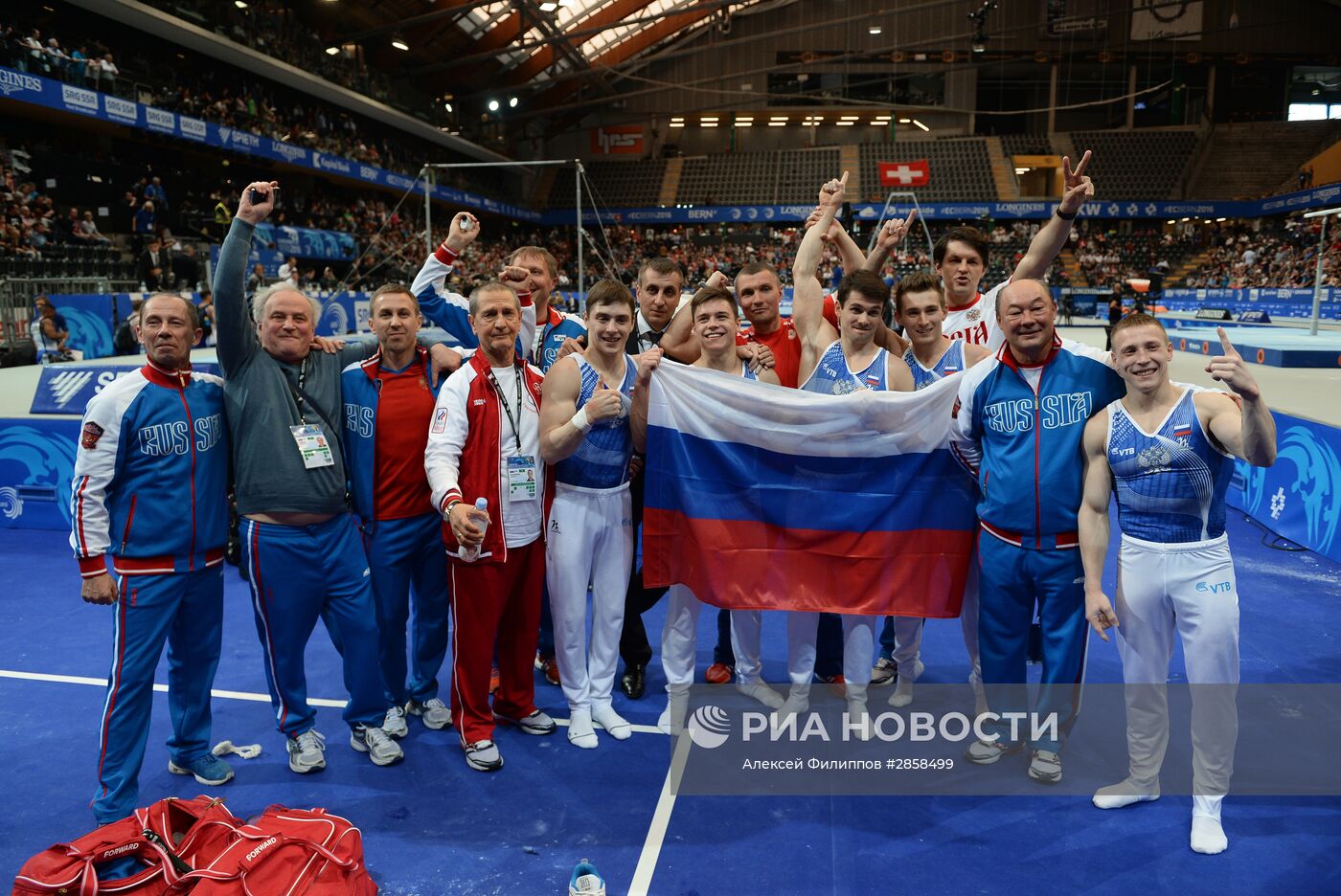 Спортивная гимнастика. Чемпионат Европы. Мужчины. Командное первенство