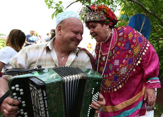 Праздник "Сабантуй" в городах России