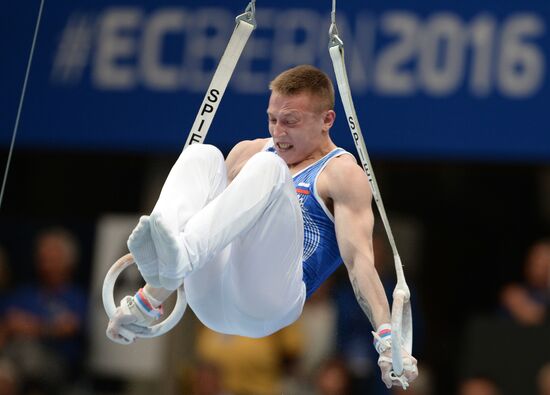 Спортивная гимнастика. Чемпионат Европы. Мужчины. Командное первенство