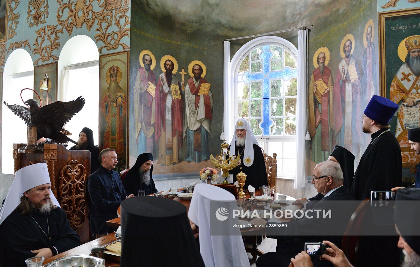 Паломническая поездка на Афон патриарха Московского и Всея Руси Кирилла