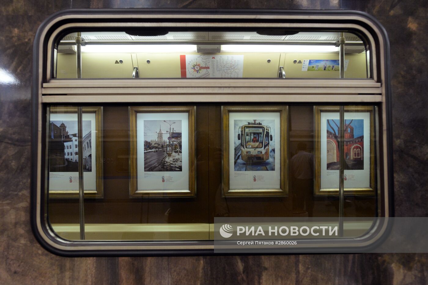 Запуск поезда "Акварель" с обновлённой экспозицией "Мастера Строгановской школы"