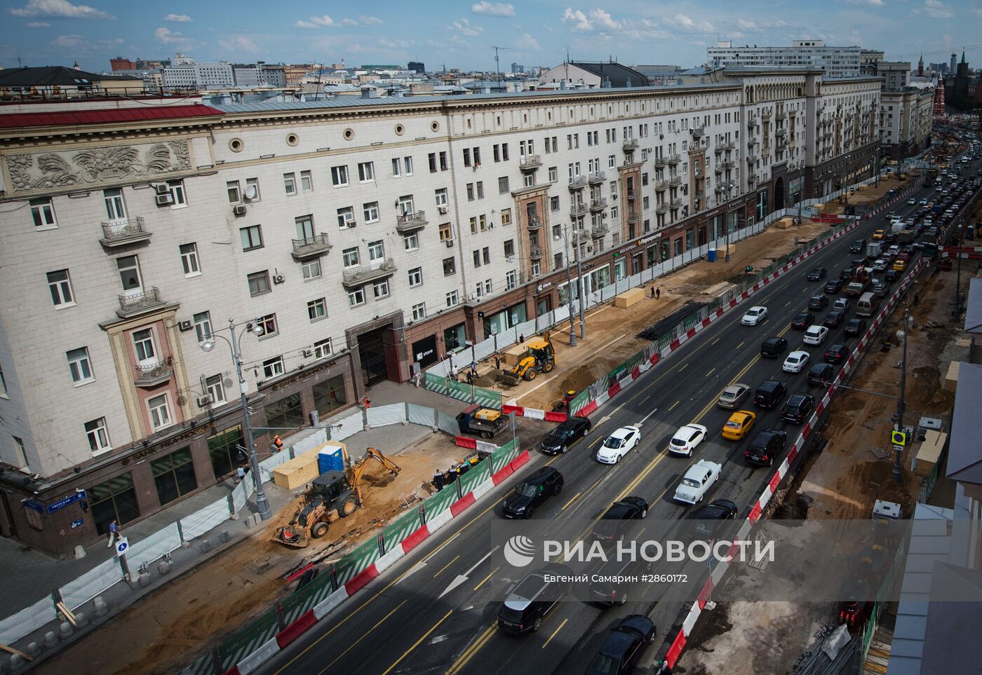 Масштабная реконструкция Тверской улицы в Москве