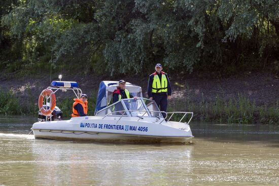 Пропускной пункт "Кагул-Оанча" на молдавско-румынской границе