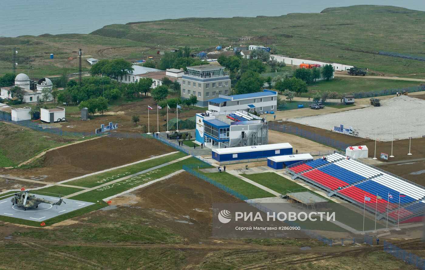 Подготовка к Всероссийским соревнованиям военных летчиков "Авиадартс-2016" в Крыму