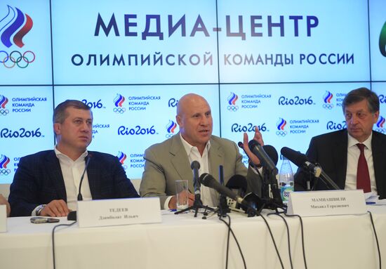 Пресс-конференция сборной России по вольной борьбе