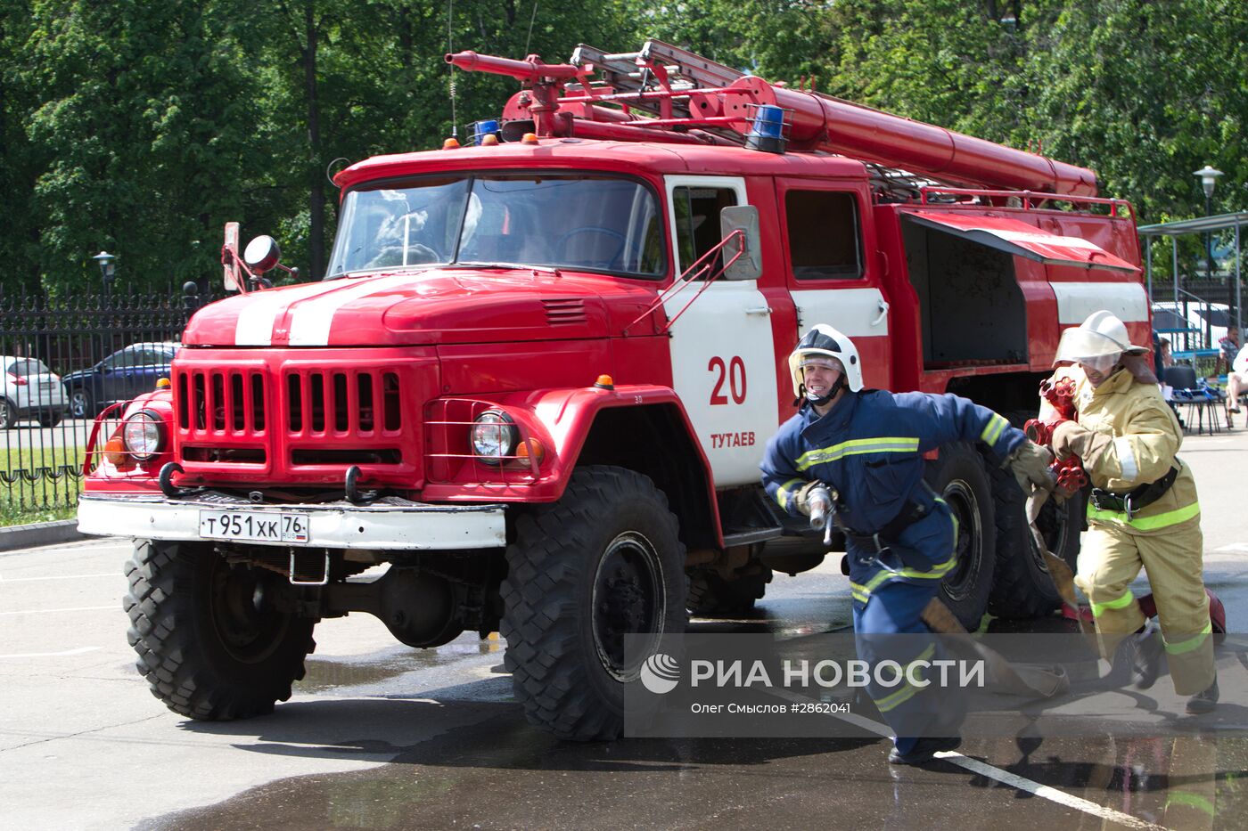 Соревнования по пожарно-прикладному спорту среди подразделений добровольной пожарной охраны в Ярославской области