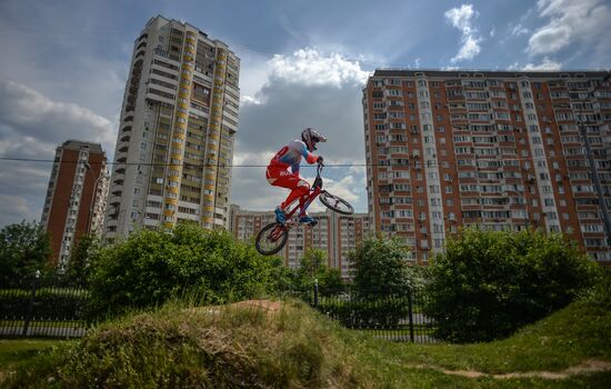 Велоспорт. BMX. Тренировка сборной России