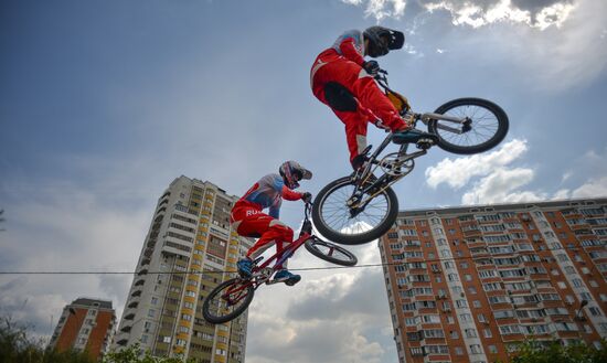 Велоспорт. BMX. Тренировка сборной России