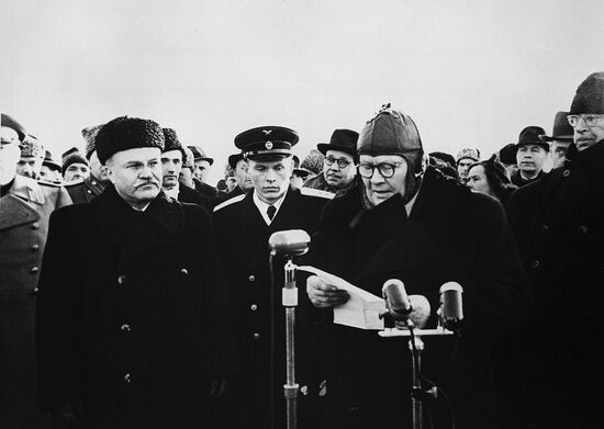 Визит в СССР премьер-министра Финляндии М.Пеккала