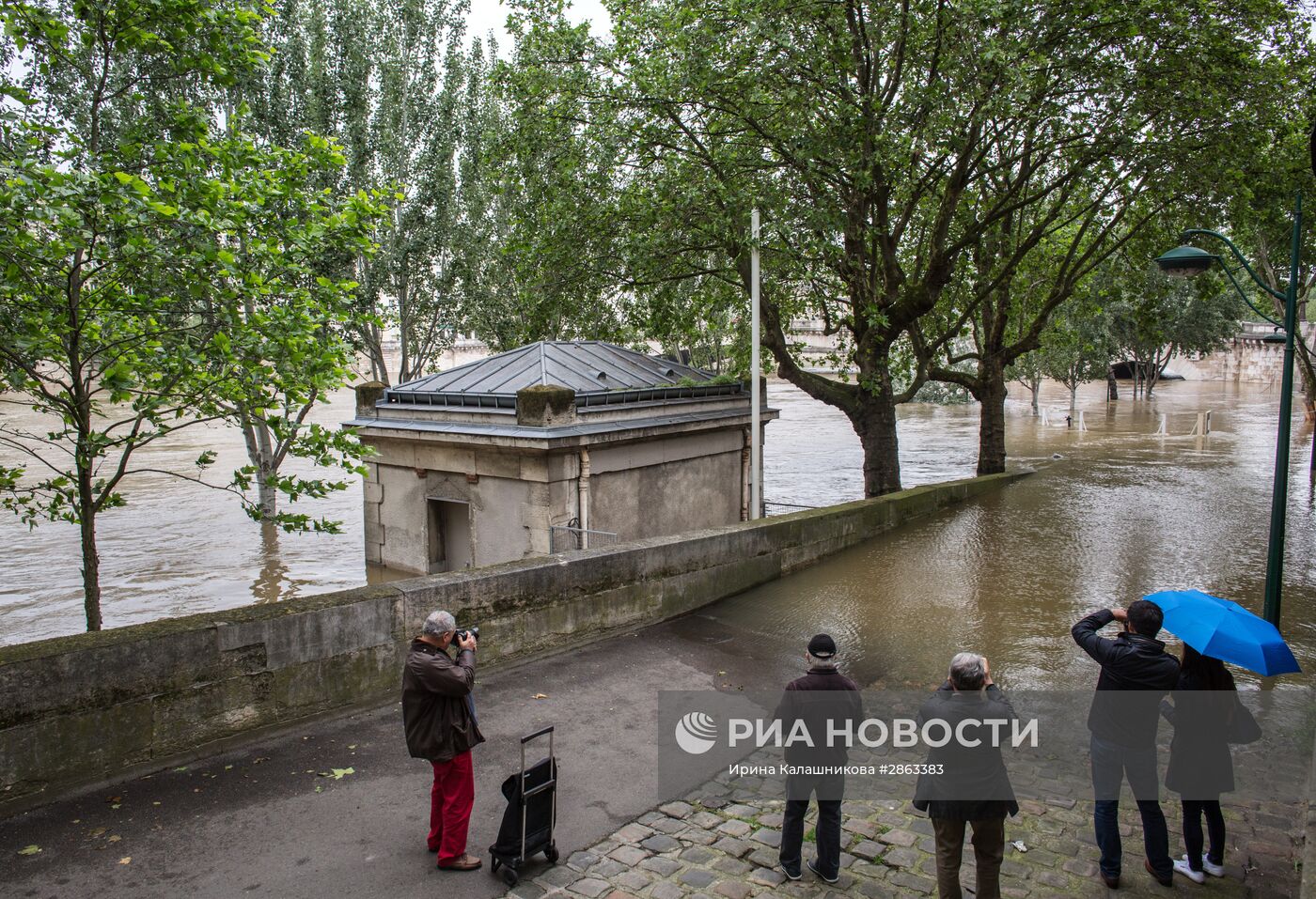 Наводнение в Париже