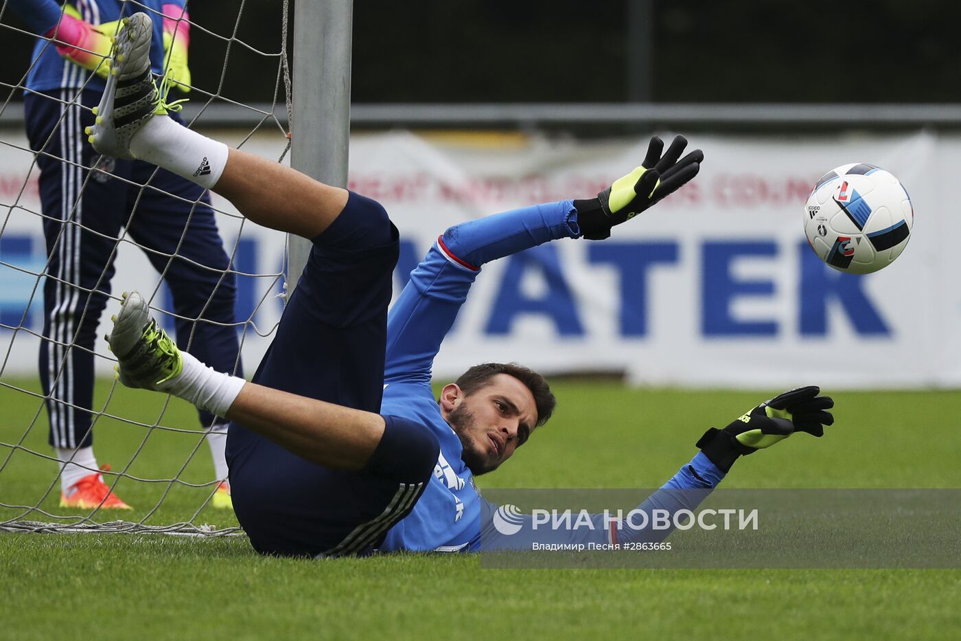 Футбол. Тренировка сборной России