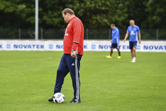 Футбол. Тренировка сборной России