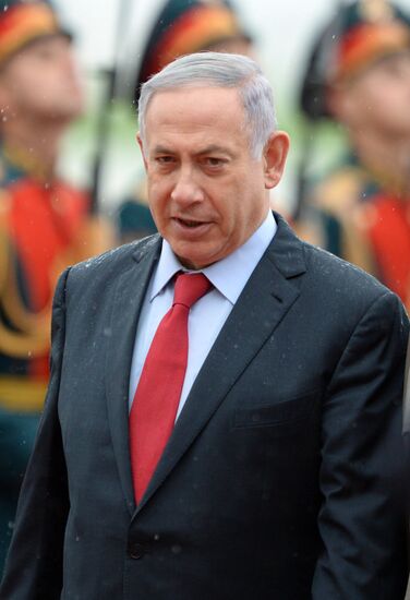 Прилет премьер-министра Израиля Б. Нетаньяху в Москву