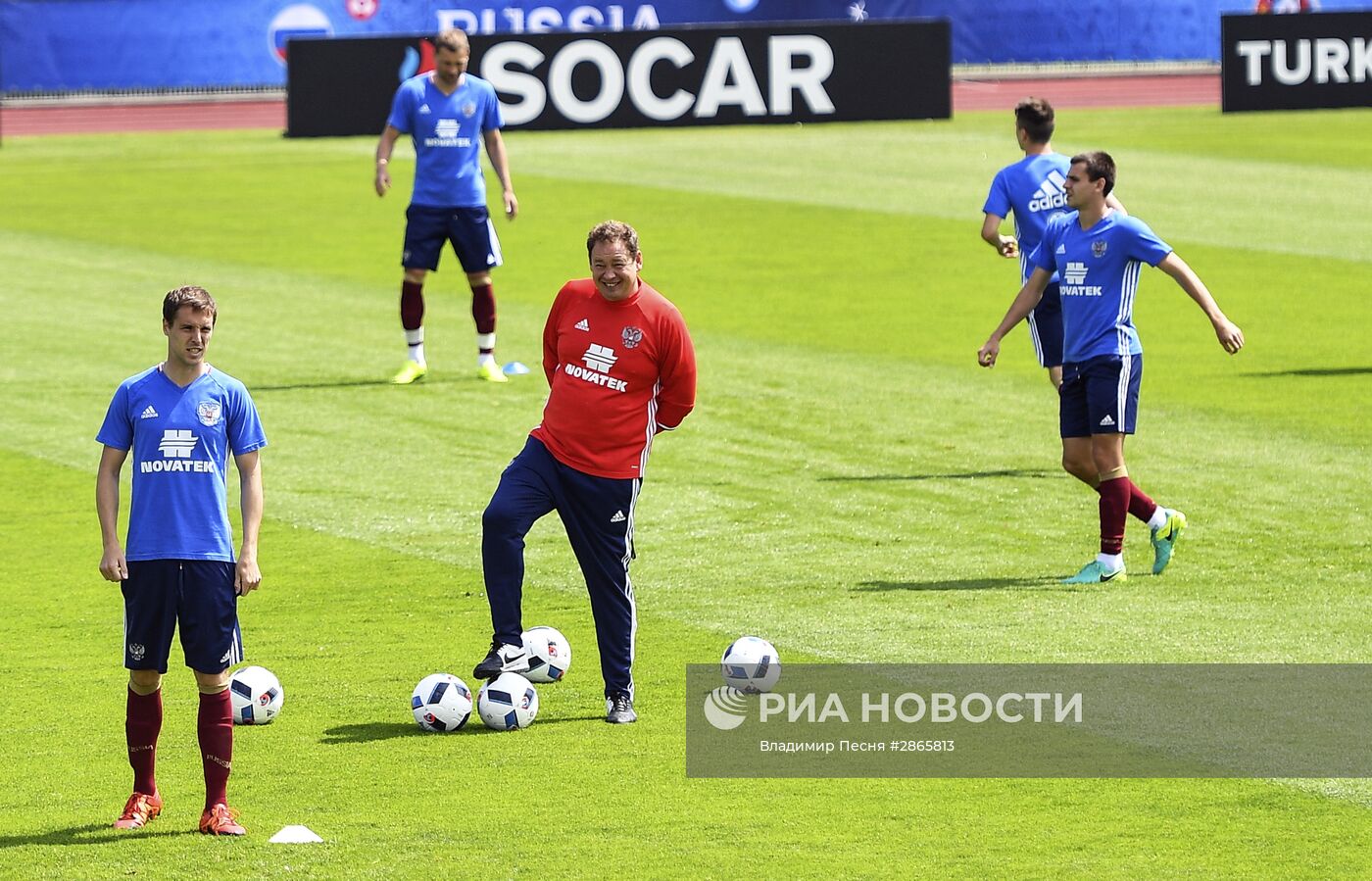 Футбол. Тренировка сборной России перед Евро-2016