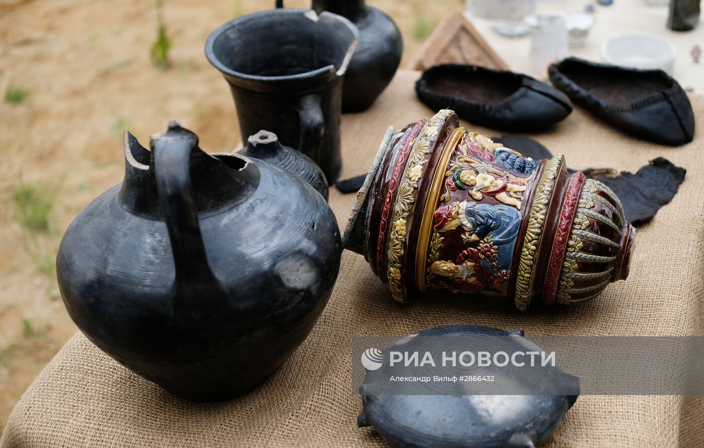Археологические раскопки в Зарядье