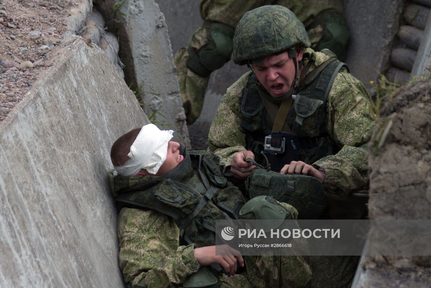 Военно-медицинские учения "Очаг-2016" в Санкт-Петербурге
