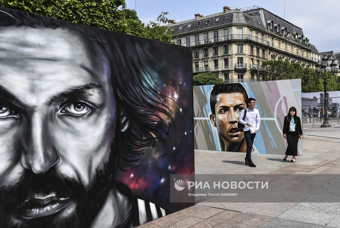 Подготовка к чемпионату Европы по футболу в Париже