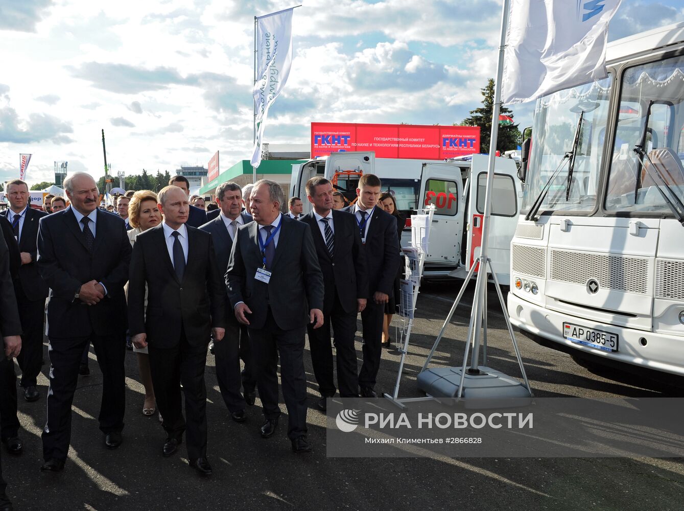 Визит президента РФ В. Путина в Белоруссию