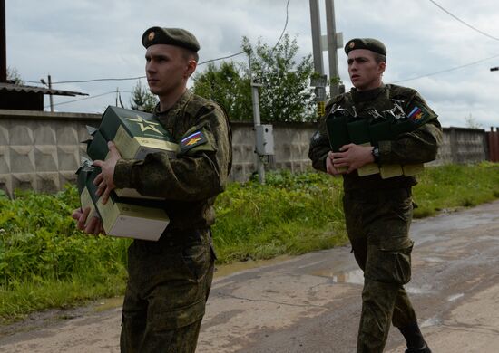 Крушение истребителя Су-27 в Подмосковье