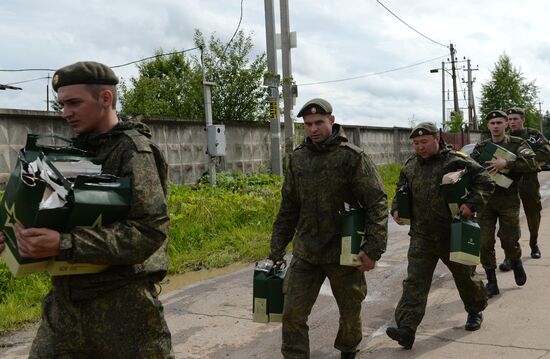 Крушение истребителя Су-27 в Подмосковье