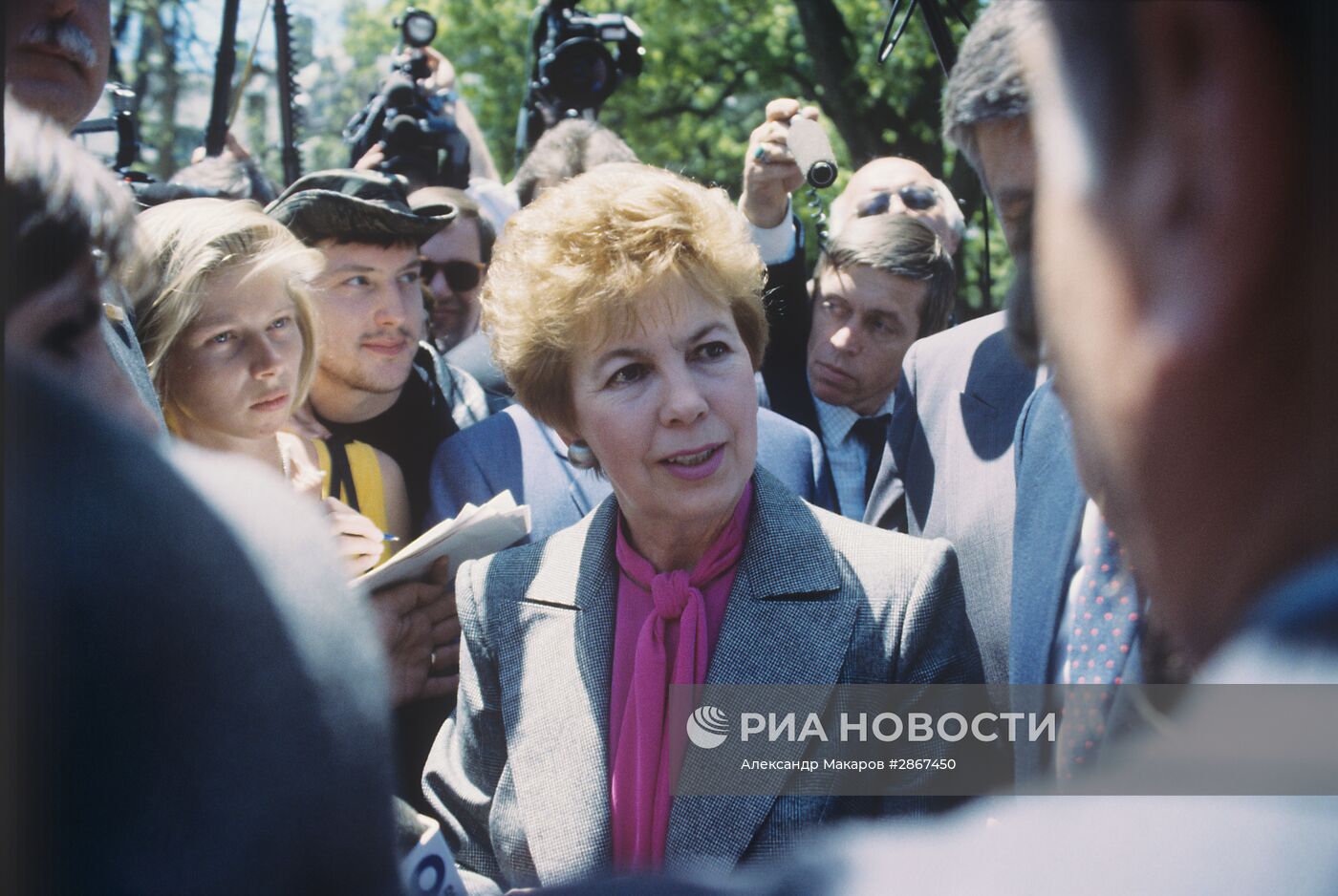 Визит М.С.Горбачева в США