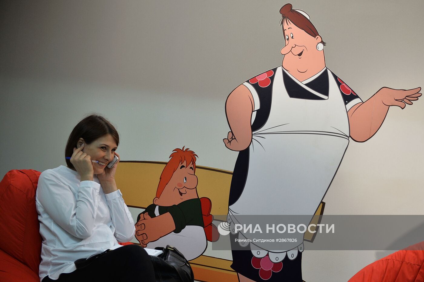 Открытие выставки "Столица мультфильмов"