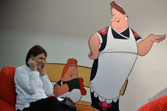 Открытие выставки "Столица мультфильмов"