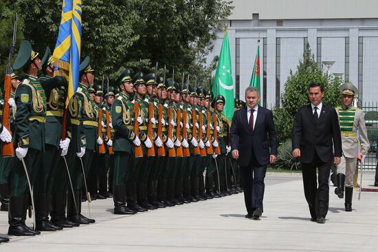 Визит Министра обороны РФ С. Шойгу в Туркменистан и Иран