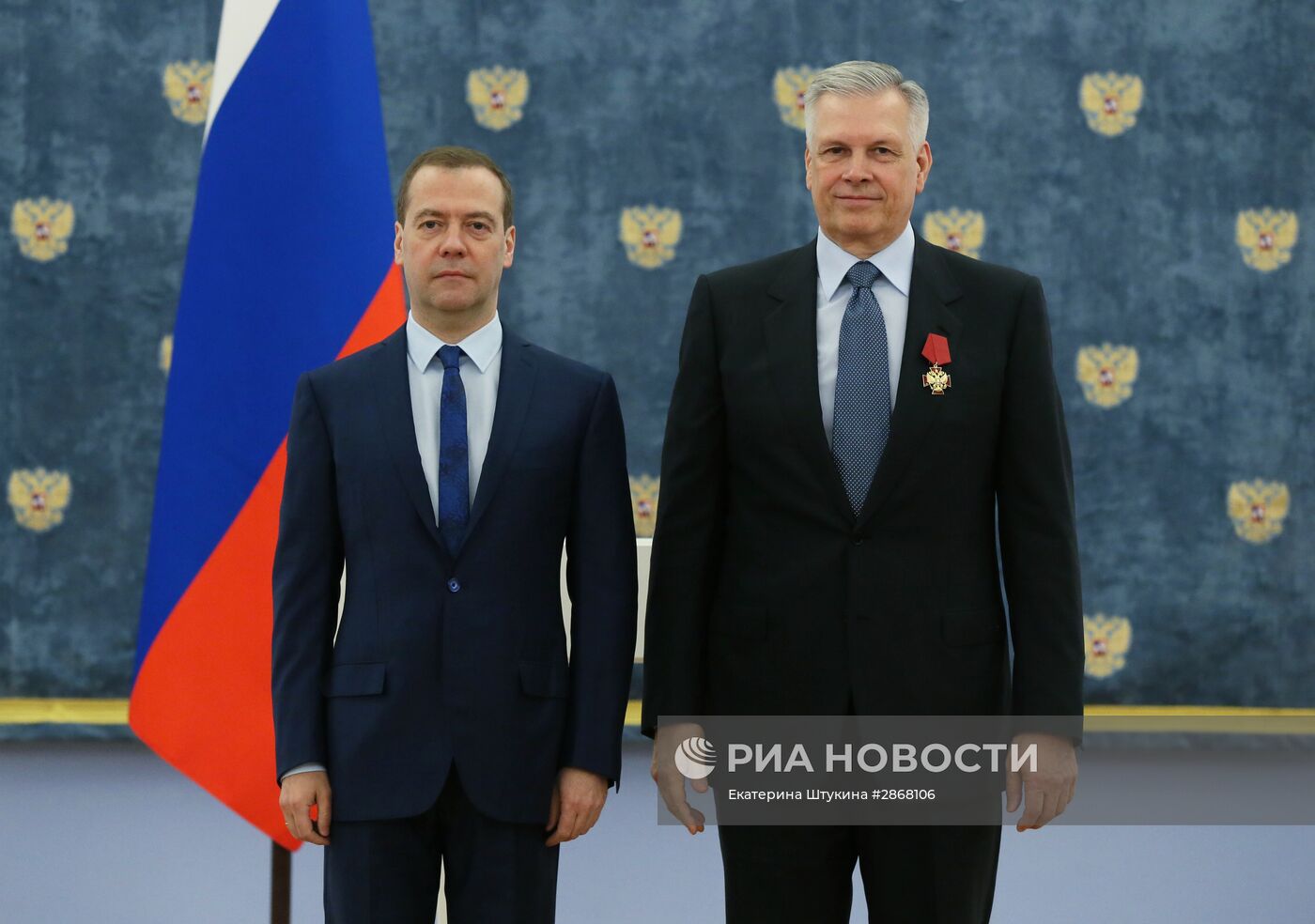 Премьер-министр РФ Д. Медведев вручил государственные и правительственные награды
