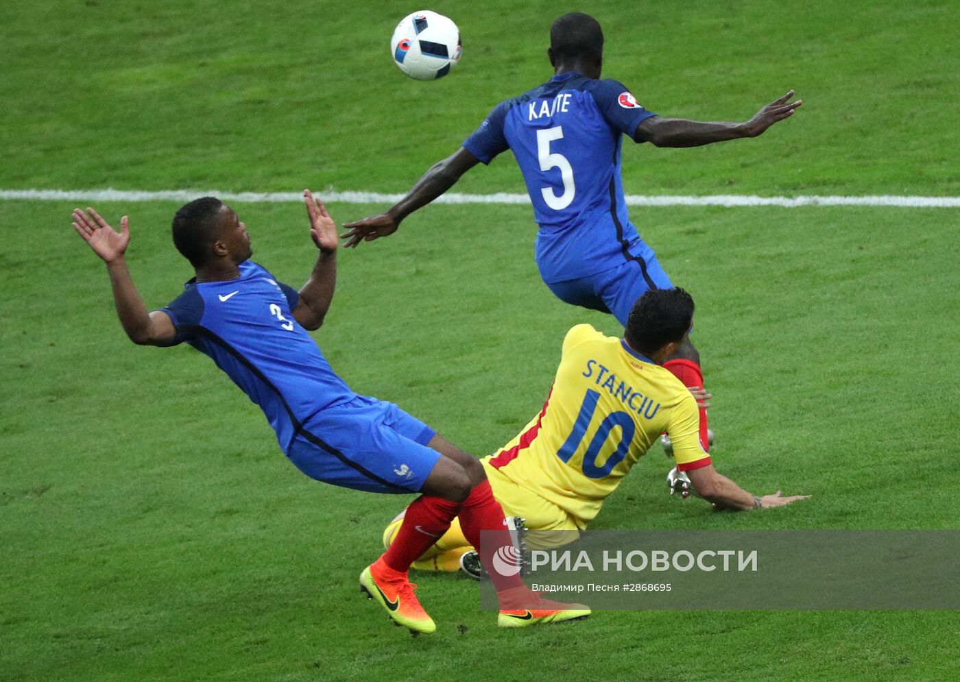 Футбол. Чемпионат Европы - 2016. Матч Франция - Румыния